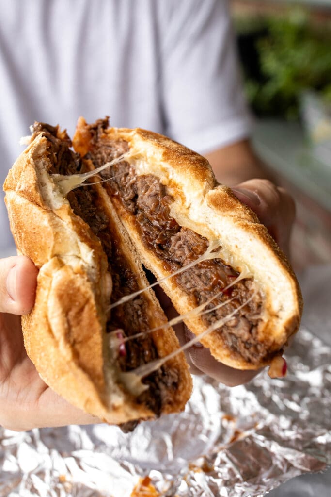 burger from Village Butcher shop that you have to visit during your Getaway in Woodstock, Vermont.