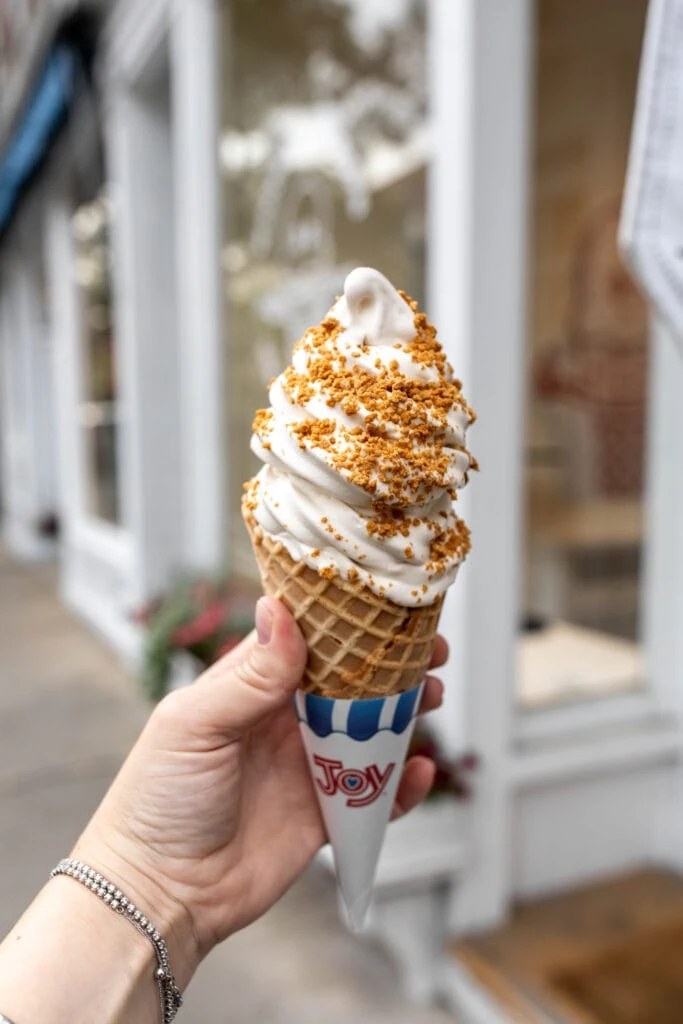 try their maple creemee during a Getaway in Woodstock, Vermont