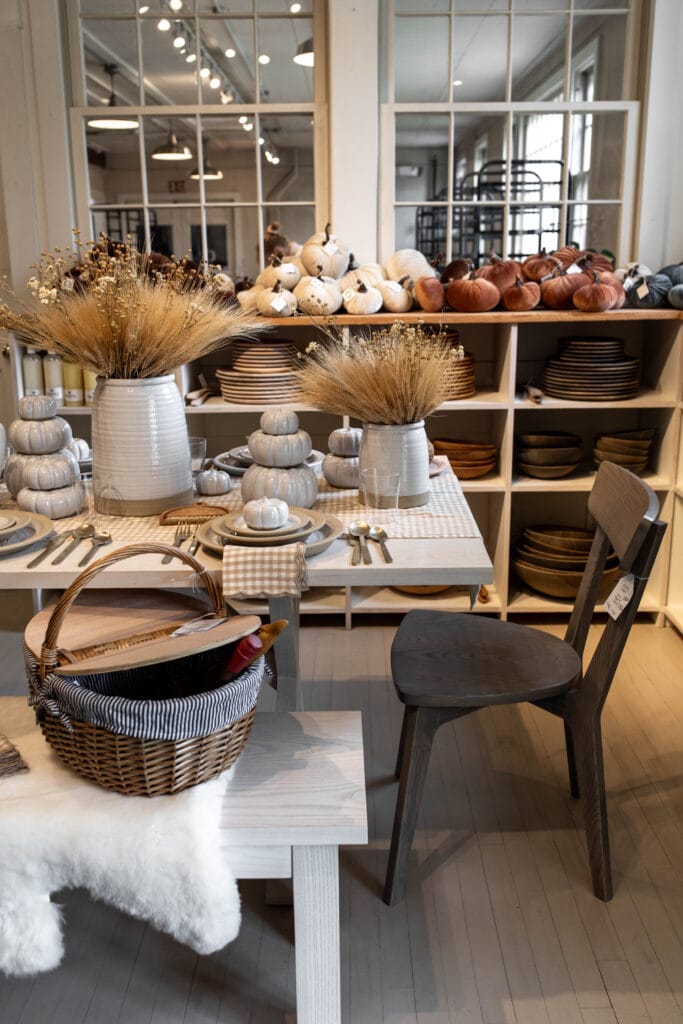 shop at Farmhouse Pottery during a Getaway in Woodstock, Vermont.