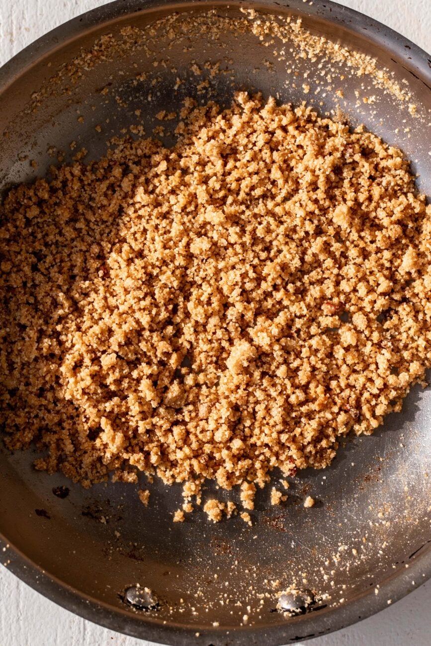 toasted breadcrumbs.