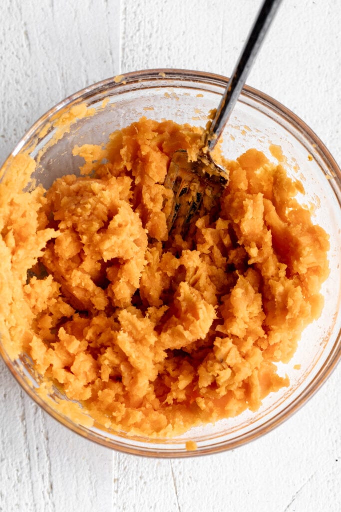 mashed sweet potatoes.
