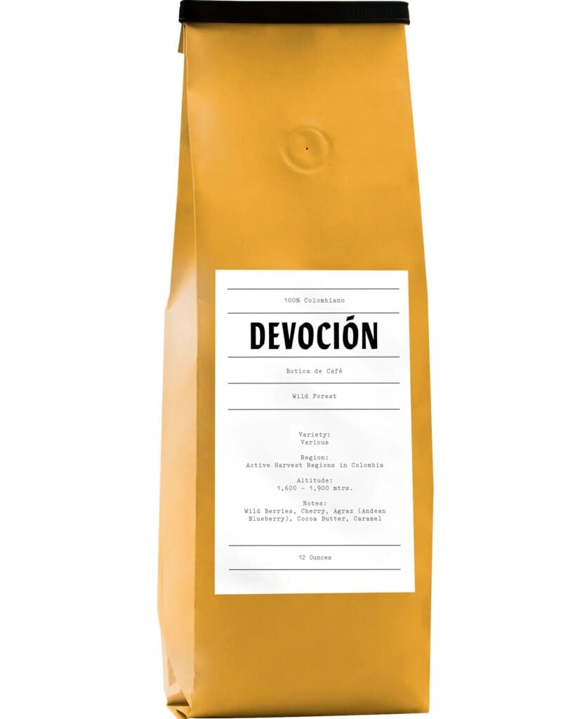 devocion coffee beans.