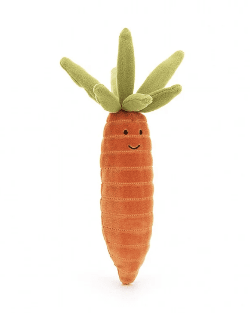 jellycat carrot plush toy.