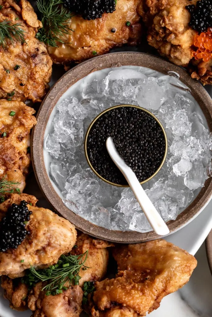 top view of Caviar 