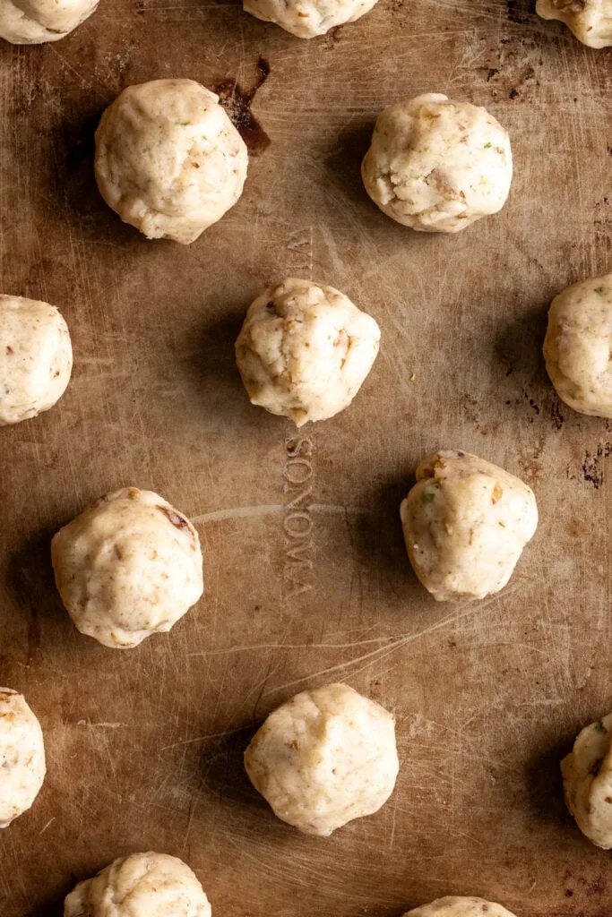 portioned cookies 