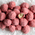 strawberry lime polvorones Mexican wedding cookies with walnuts.