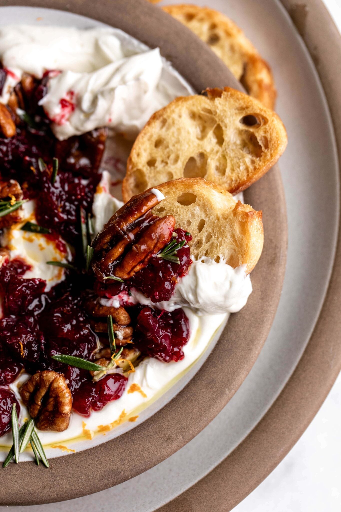 Whipped Goat Cheese with Cranberries & Pecans - Cooking with Cocktail Rings
