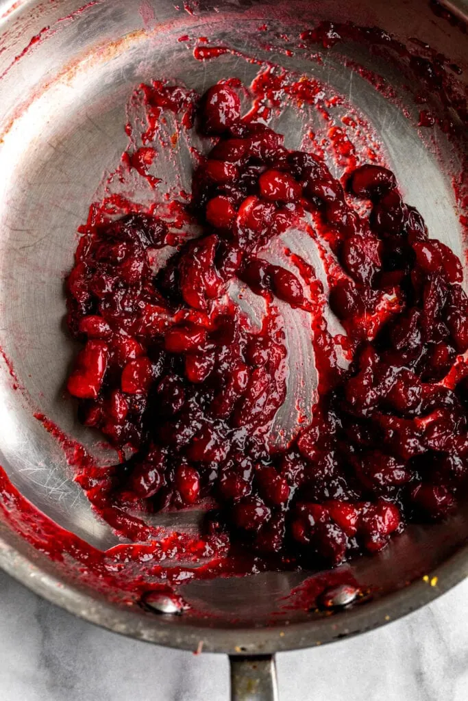 cranberry pan sauce.