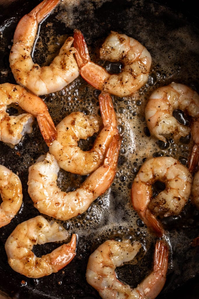 sautéed shrimp.
