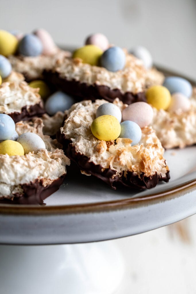 Easter Chocolate Coconut Macaroon Nests recipe 