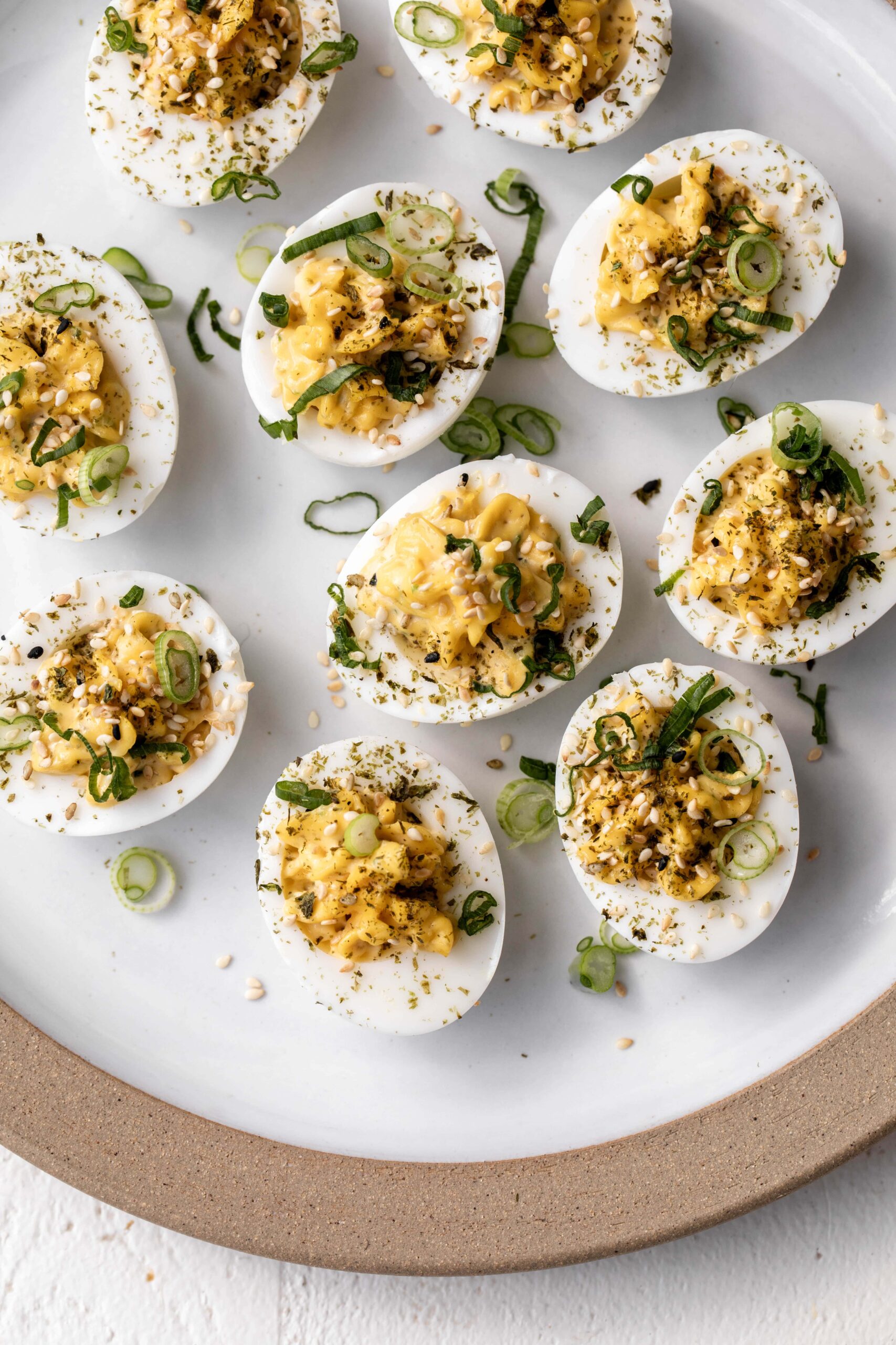 yuzu kosho deviled eggs. 