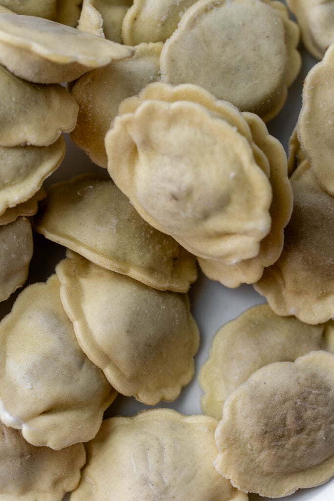 short rib ravioli.