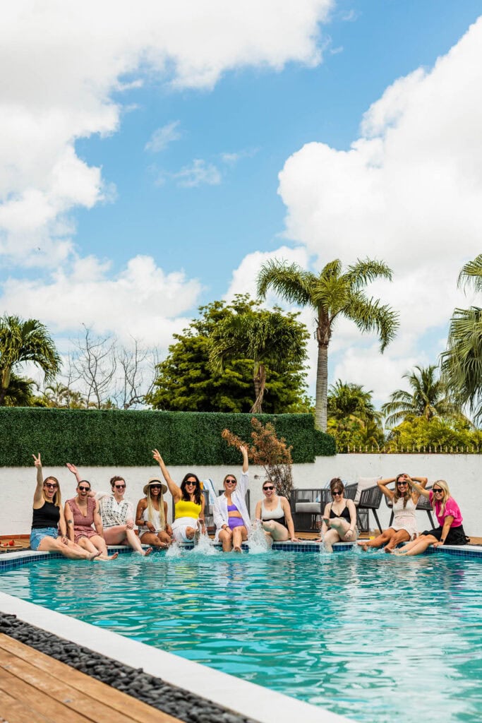 pool day retreat miami florida 