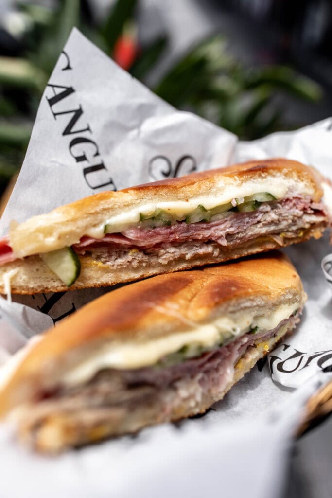 sanguich cuban sandwich.