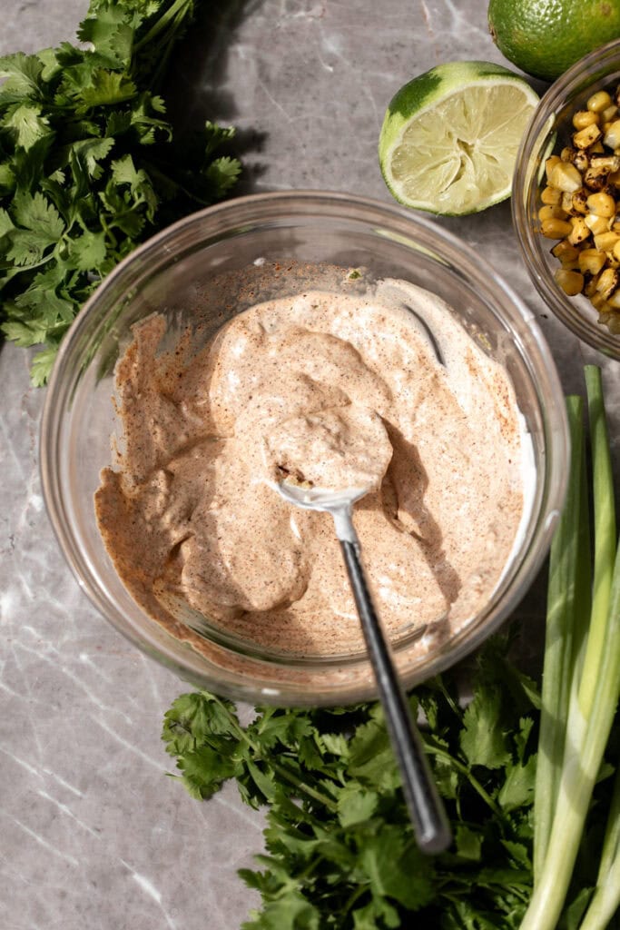 spicy chipotle sauce pasta salad.