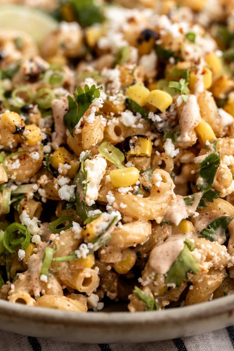 mexican street corn pasta salad esquites.