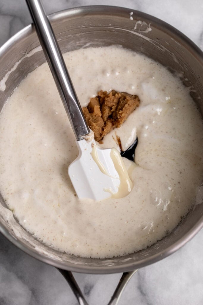 melted marshmallows for rice krispie treats