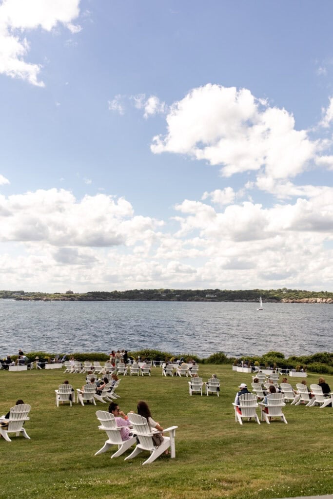 the lawn at castle hill newport RI.