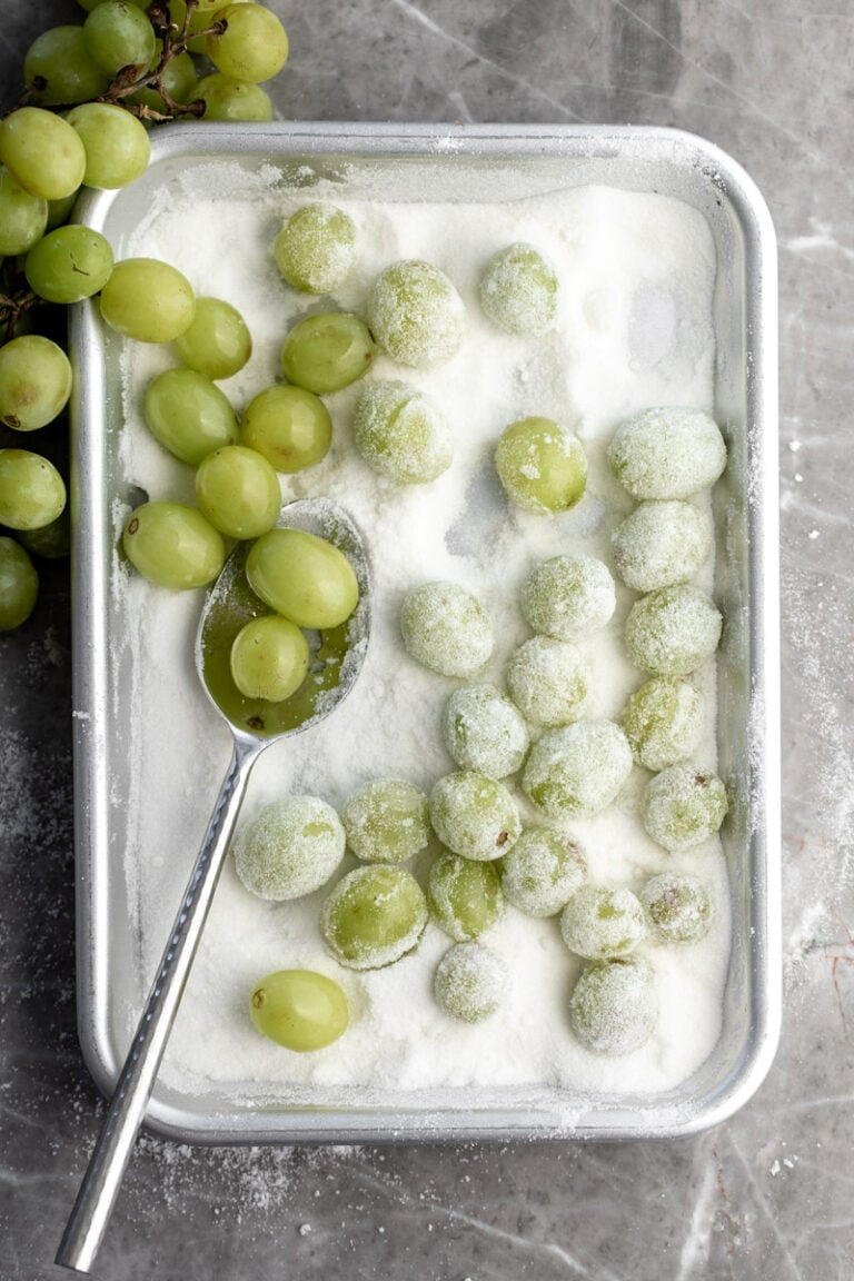 Sour Candied Grapes - Cooking with Cocktail Rings