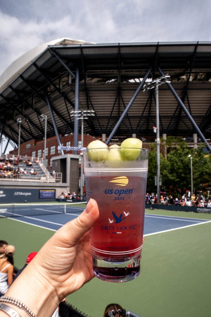 honey deuce cocktail us open tennis new york city.