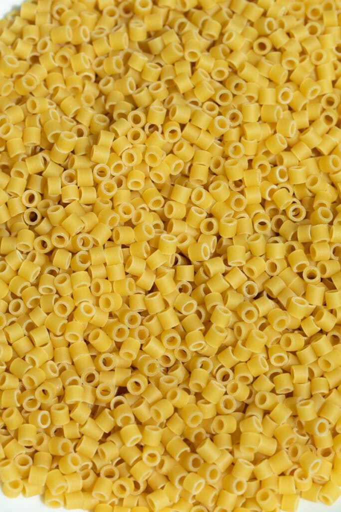 uncooked ditalini pasta for 4-Ingredient No-Cook Easy Tomato Sauce.