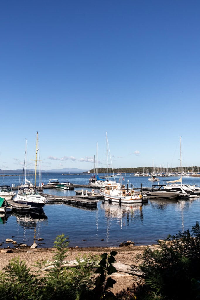 boats on lake champlain.