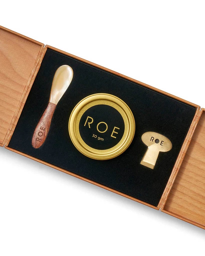 Cooking with Cocktail Rings Blogger Kylie Mazon-Chambers shares Holiday Gift Guide 2024: Roe Caviar Set