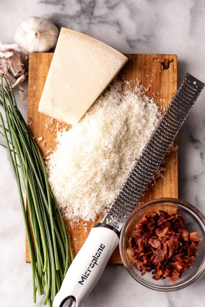 mix-in ingredients for mashed potato croquettes