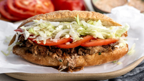 oyster mushroom po boy.