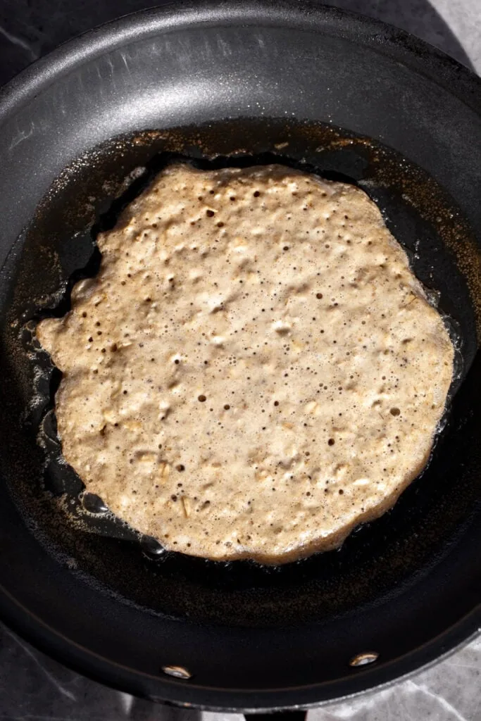 cooked griddle cake