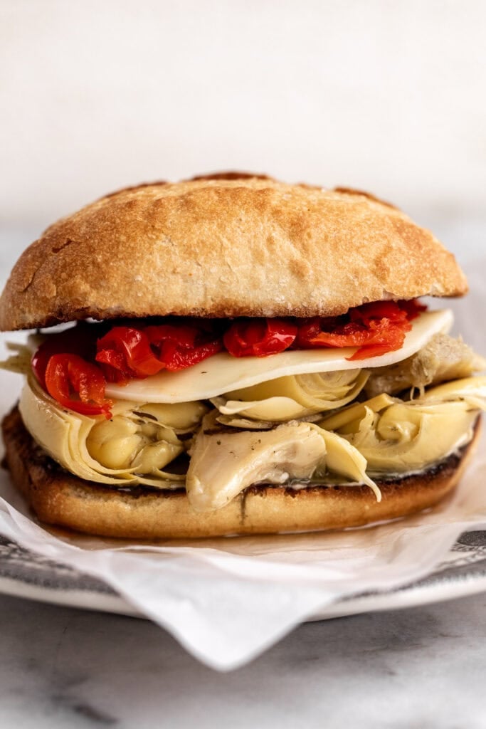 Quick & Easy Artichoke Sandwich.
