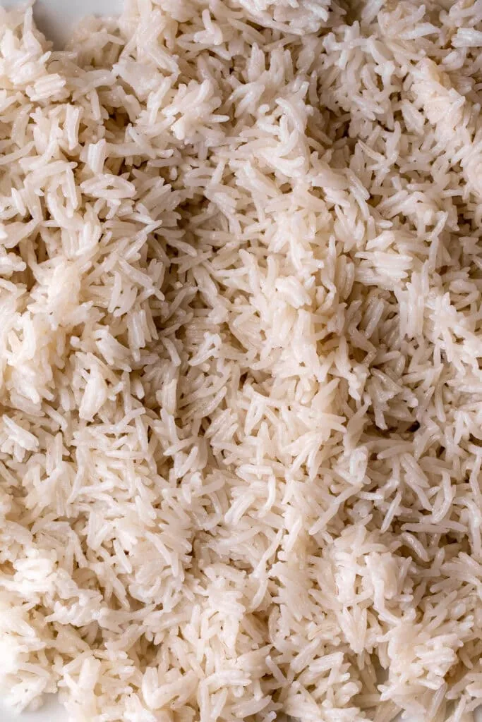 coconut rice.