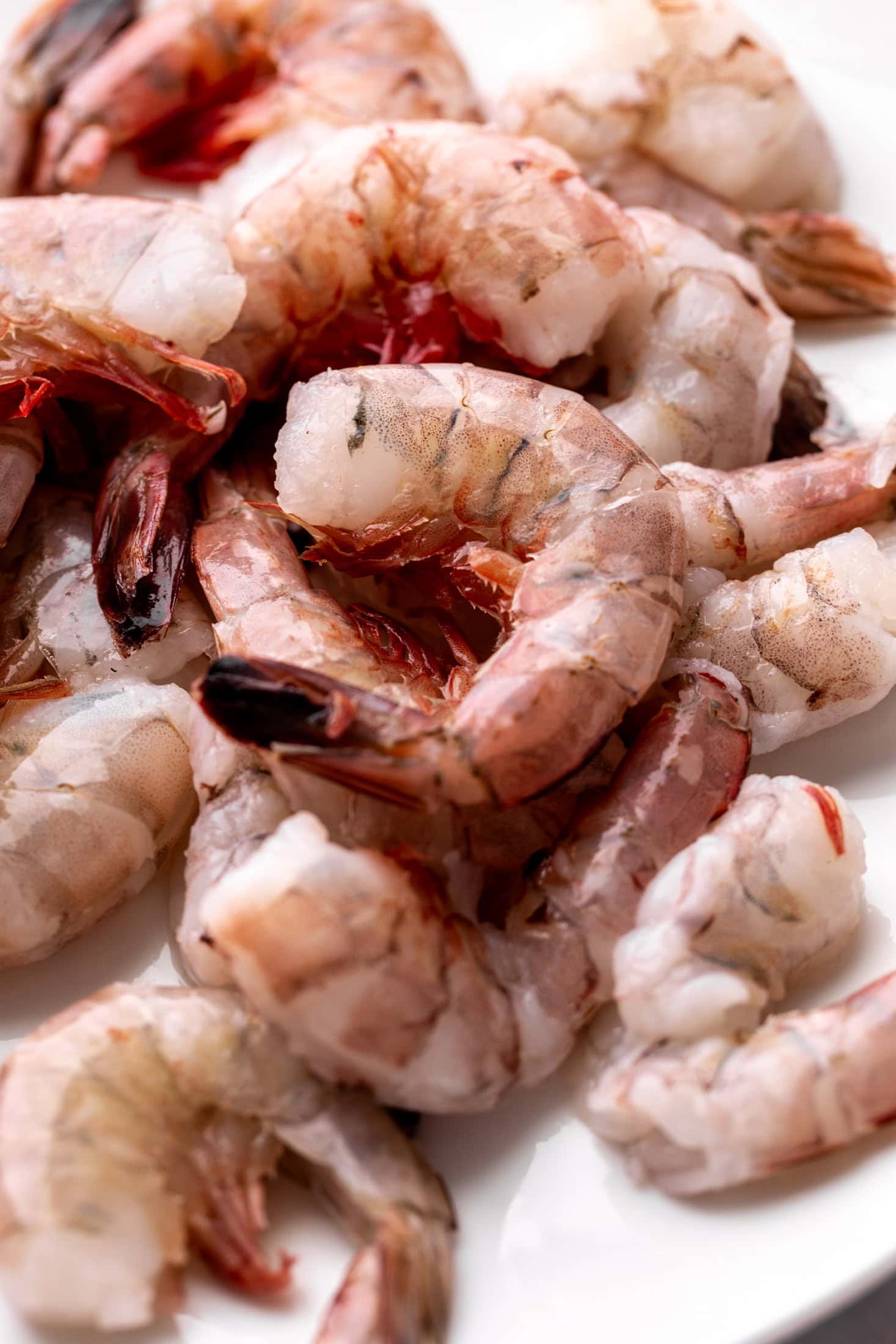 raw shrimp for Chimichurri Shrimp with Coconut Rice