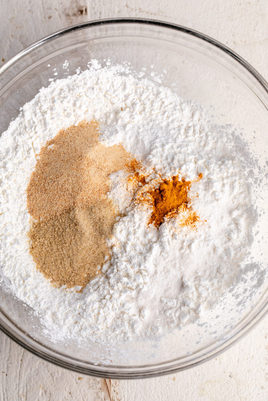 fried cauliflower batter mix dry ingredients.