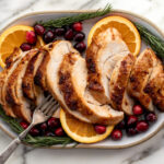 Maple Bourbon Glazed Turkey Breast for Two.