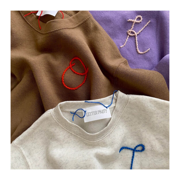 custom embroidered kids sweatshirt.