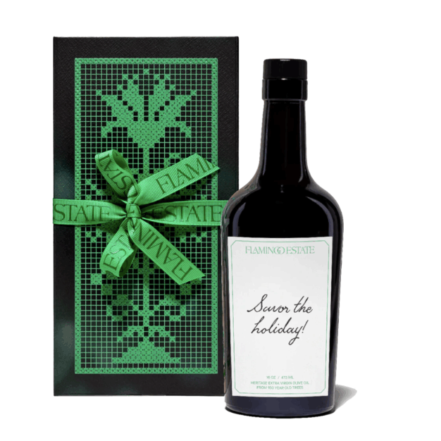 flamingo estate custom olive oil.
