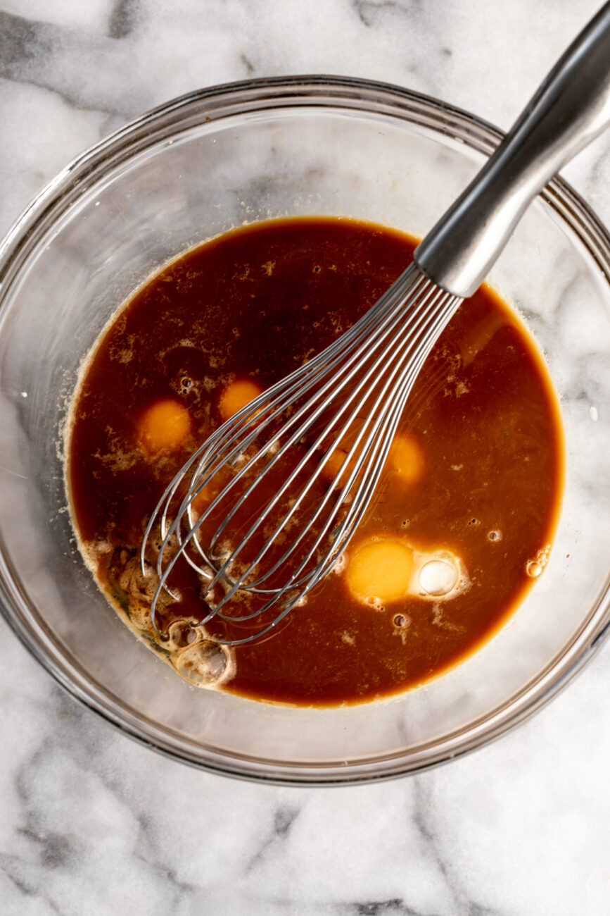 French toast custard mixture.