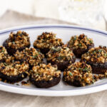 herb-stuffed mushrooms appetizers.