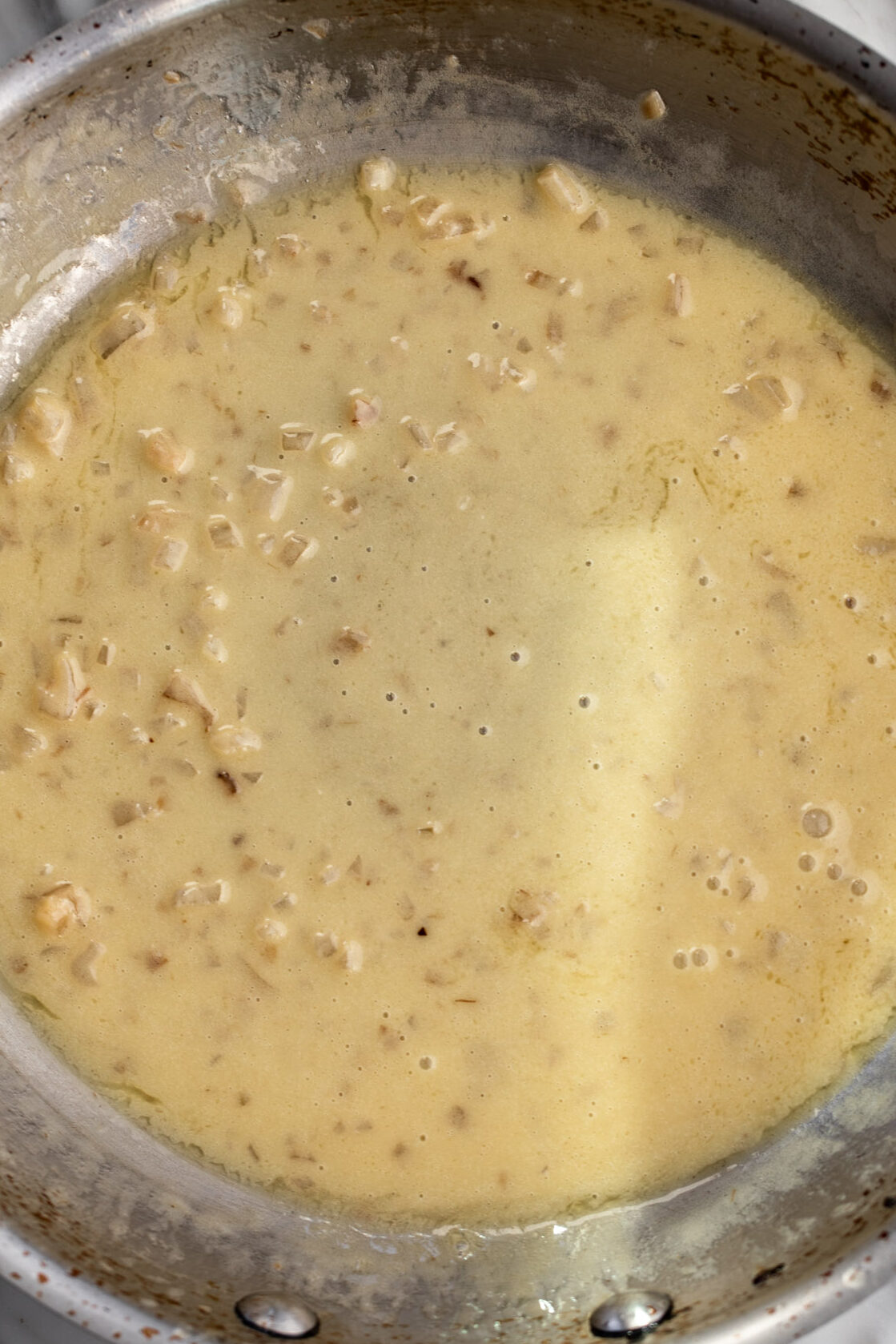 white wine beurre blanc pan sauce.