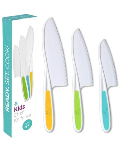 montessori kids knife set.