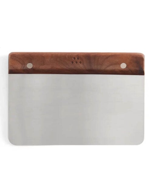 misen wood and metal bench scraper.