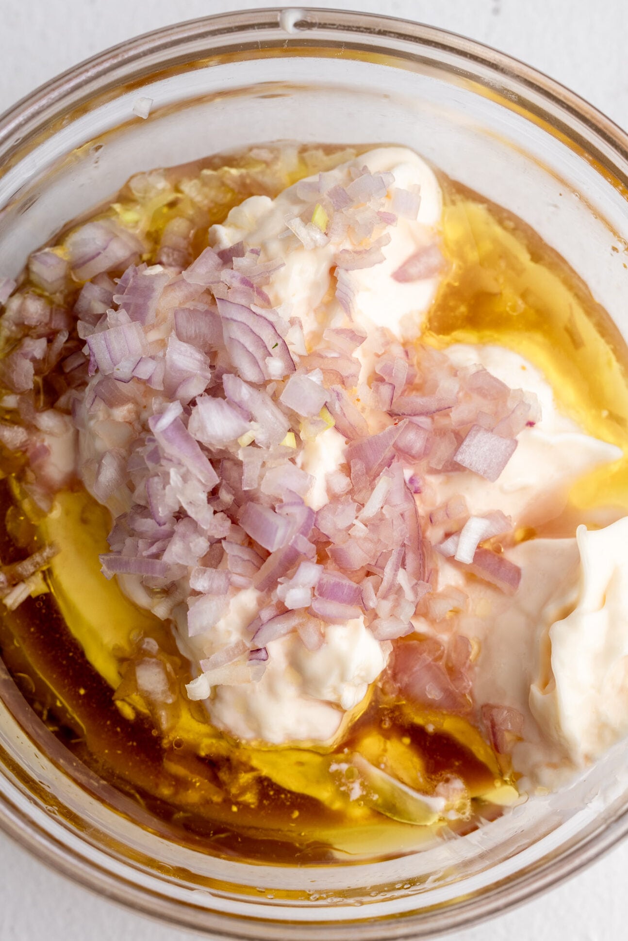 chimichurri \"aioli\" with mayonnaise and olive oil.