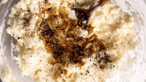caramelized shallot mashed potatoes recipe.